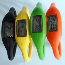 Unisex silikon bileklik izle, spor lastik jöle iyon su geçirmez bilezik kol saati