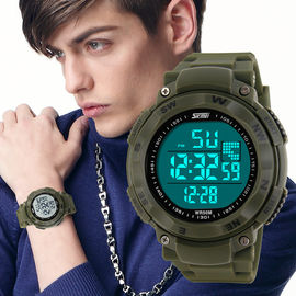 ABS Band Designer Çok İşlevli Dijital Saat Büyük Yüz Erkekler için
