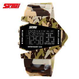 Skmei Marka Uçak Camo Çok İşlevli Dijital Stokta İzle