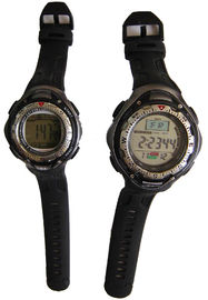 Unisex PU LCD Spor İzle Günlük Alarm Çok İşlevli Kol Saatleri