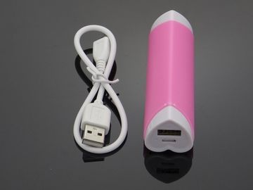 Iphone / Ipod için Kalp Shape Ruj USB Taşınabilir Güç Bankası, Renkli