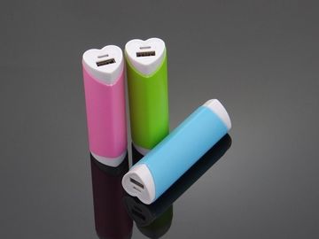 Iphone / Ipod için Kalp Shape Ruj USB Taşınabilir Güç Bankası, Renkli