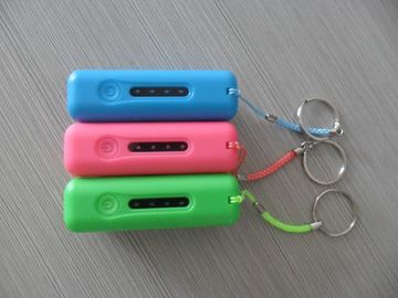2600mAh USB LED Işık, Kırmızı / Pembe / Yeşil ile Taşınabilir Güç Bankası