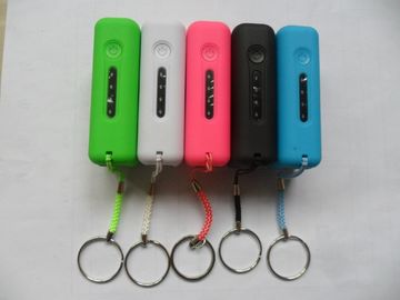 2600mAh USB LED Işık, Kırmızı / Pembe / Yeşil ile Taşınabilir Güç Bankası