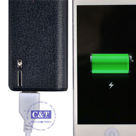 6 Taşınabilir Güç Bankaları Dikdörtgen Iphone, 5600mAh Harici Şarj Paketi