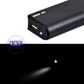 6 Taşınabilir Güç Bankaları Dikdörtgen Iphone, 5600mAh Harici Şarj Paketi