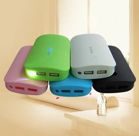 Iphone / Samsung / Nokia için 6600mAh Şarj edilebilir USB Li-ion Güç Bankası