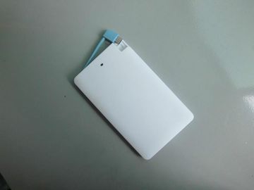 Cep Telefonu / Ipad, Beyaz için Taşınabilir İnce Li-ion 4000mAh Güç Bankası