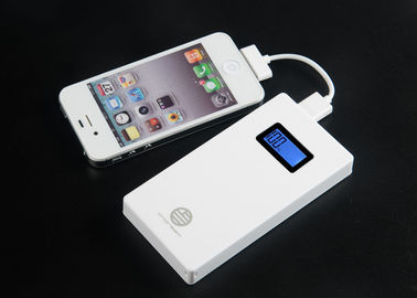 Polimer piller Slim LCD Güç Bankası iphone / Sony / Samsung / Nokia İçin