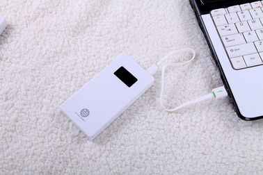 Mobil şarj için özel LCD Çift USB Güç Bankası, cep telefonu pil yedekleme