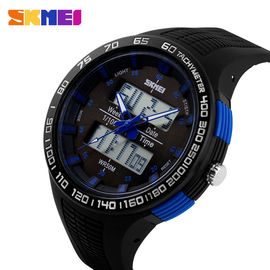 Spor Sport Lover için orijinal PU Kayış 50M Derin Su geçirmez Analog Sayısal İzle