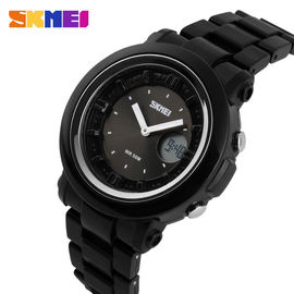 Dirençli SKMEI Dual Time Japonya Hareket Dijital Analog Spor Saatleri Şok