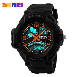 Çok fonksiyonlu Erkek Saat, Analog LCD Chronograph Sport Quartz Kol Saat