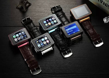 Kablosuz Bluetooth Smart Watch Telefon Üretici Metal Gövdeli Deri Kayış