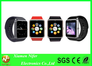 Promosyon Hediye için Silver Gold veya Metal Siyah Bluetooth Bilek Akıllı Bilezik Watch Phone