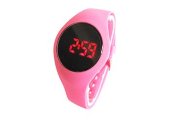 PU Toka Kızlar Pembe Güzel LED Dijital Bilek İzle Chronograph
