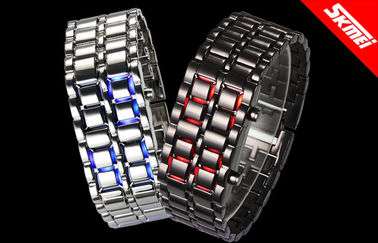 Skmei Man Iron Samurai Lava LED Watch, LED Dijital Bilek İzle