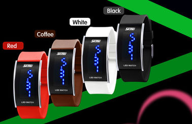 Unisex PU Band LED Dijital Bilek İzle 3 ATM Su Geçirmez