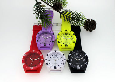 Silikon Kayışlı 39MM x 39 MM Gençler Japonya Hareketli Kuvars İzle