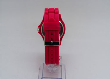 Silikon kayış ICE Zaman Plastik Saatler, 30 M Suya Dayanıklı Analog Kuvars Watch