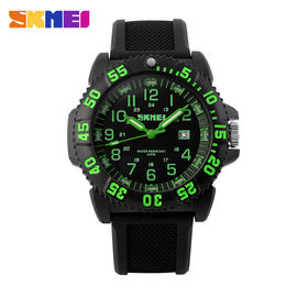 Unisex Renkli Analog Kuvars Saatler PU Band Noctilucent 50m su geçirmez