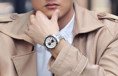 Kuvars saati Chronograph ile