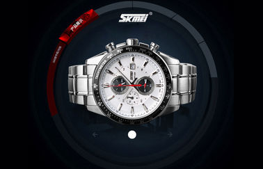Kuvars saati Chronograph ile