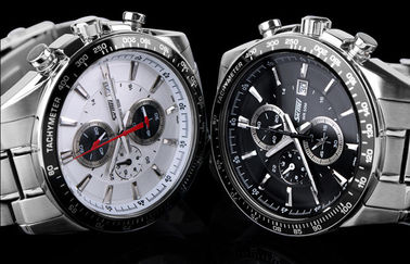 Kuvars saati Chronograph ile