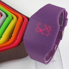 Çocuklar İçin Suya Dijital LED Dokunmatik Spor Silikon Bileklik İzle