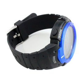 Yuvarlak Yüz İşlevli Dijital Watch With Kronometre Zil Ve Arka Işık 5ATM TPU Askı