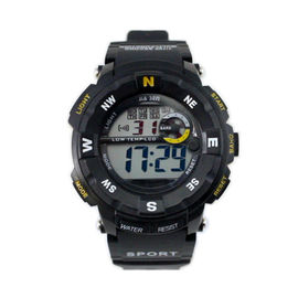 Chronograph Bayanlar Spor İşlevli Dijital Tanıtım için Alarm Clock Saatler