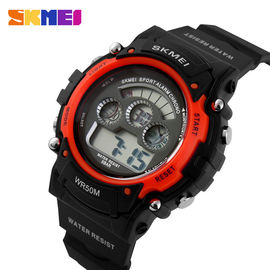 Uniseks için Renkli EL Arka Işık Çok Fonksiyonlu Spor İzle Kırmızı Kutu 44mm