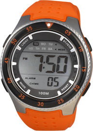 100m Suya Dayanıklı Chronograph ile Sportif Gents Dijital İzle Yuvarlak Erkekler