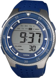 100m Suya Dayanıklı Chronograph ile Sportif Gents Dijital İzle Yuvarlak Erkekler